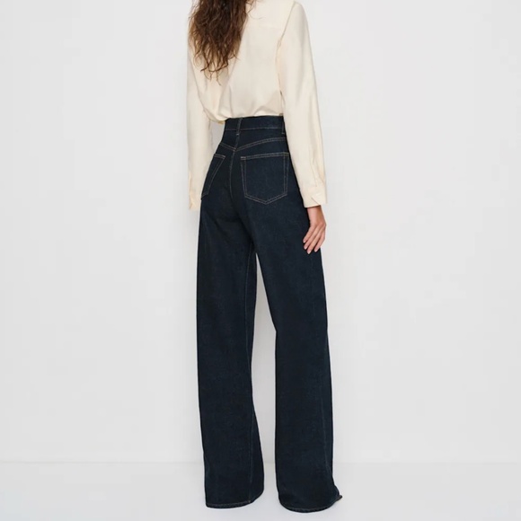 Reformation Cary High Rise Slouchy Wide Leg Jeans - Picture 3 of 6